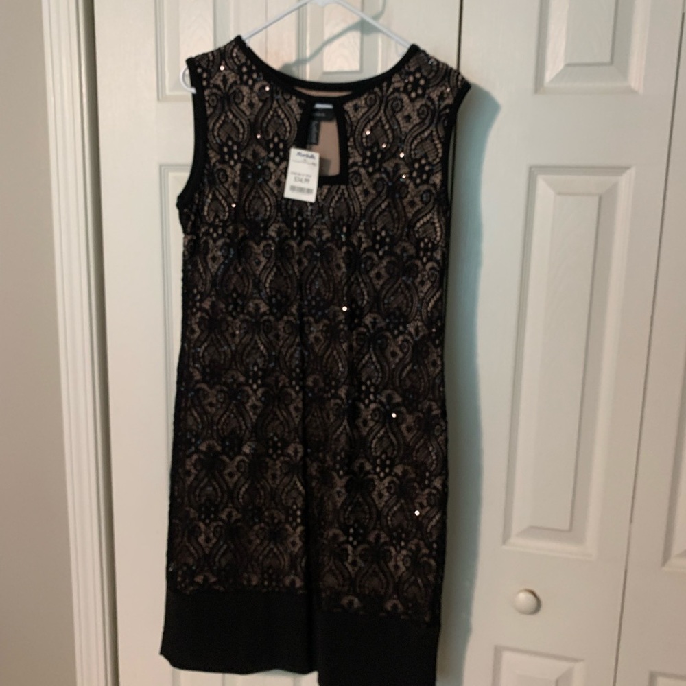 Black dress with sparkles
